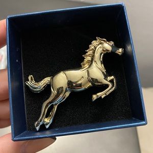 Alilang Golden Horse Brooch/Pin